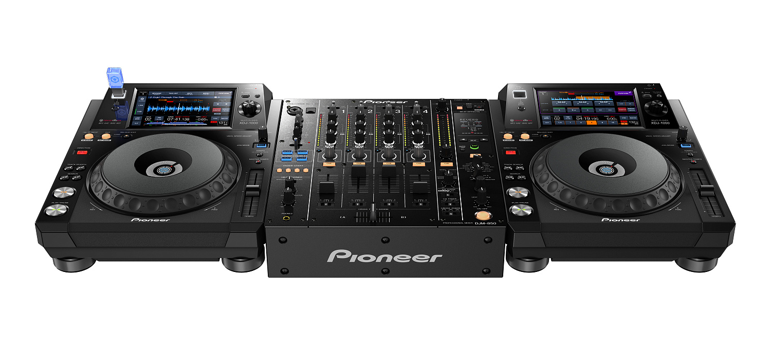 Pioneer XDJ-1000 - первый usb плеер с сенсорным экраном