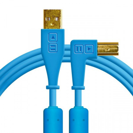 DJTT Chroma Cables USB Blue (Угловой) по цене 2 350 ₽