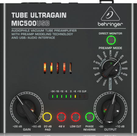 Behringer MIC500USB по цене 9 750 ₽
