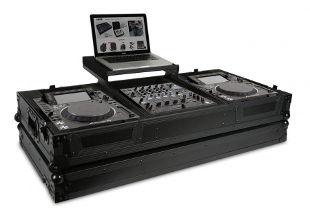UDG Ultimate Flight Case Pioneer CDJ-2000/ 900NXS2 Black MK2 Plus (Laptop Shelf + Wheels) по цене 46 000 ₽