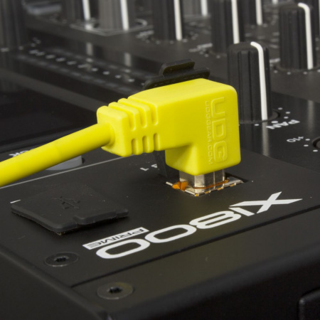UDG Ultimate Audio Cable USB 2.0 A-B Yellow Angled 1m по цене 900 ₽