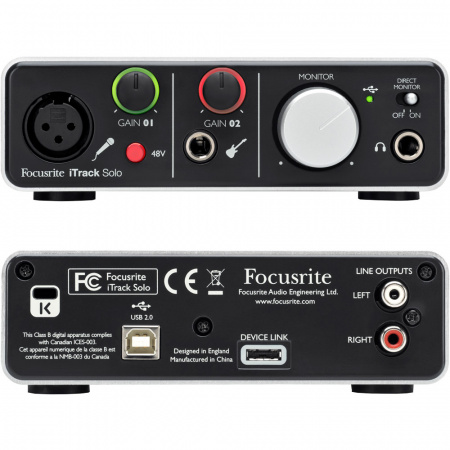 FOCUSRITE iTrack Solo (Lightning) по цене 16 700 руб.