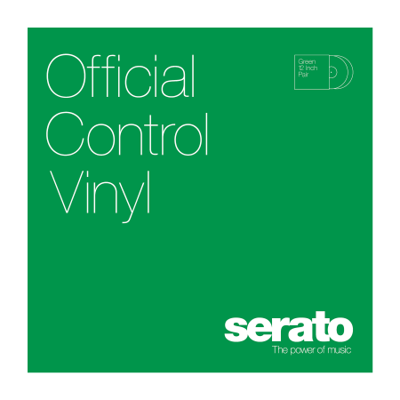 Serato 12" Control Vinyl Performance Series (пара) - Green по цене 3 211 ₽