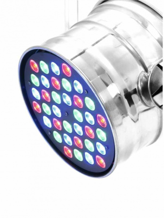 Eurolite LED PAR-64 RGB 36x3W Short Silver по цене 0 ₽