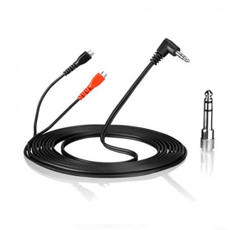 ZOMO replacement cable for Sennheiser HD 25 black 3m сменный прямой кабель по цене 2 120 руб.