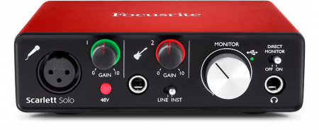 FOCUSRITE Scarlett Solo 2nd Gen USB по цене 9 400 руб.