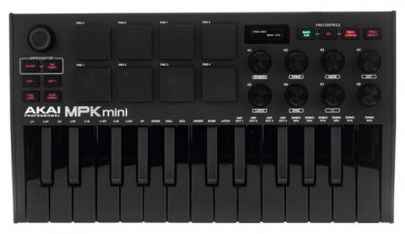 AKAI PRO MPK Mini MK3 Black по цене 17 400 ₽