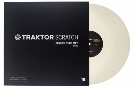Native Instruments Traktor Scratch Pro Control Vinyl White Mk2 по цене 2 700 ₽