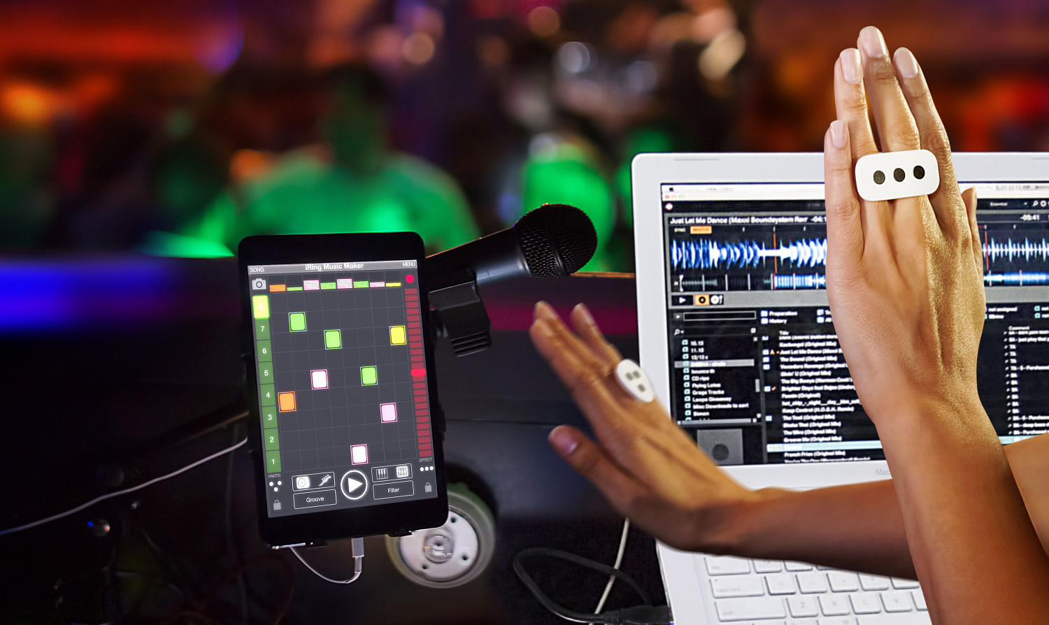 Производитель музыкальных устройств и аксессуаров для iOS и Android -  IK Multimedia и его жестовые контроллеры iRing. 
