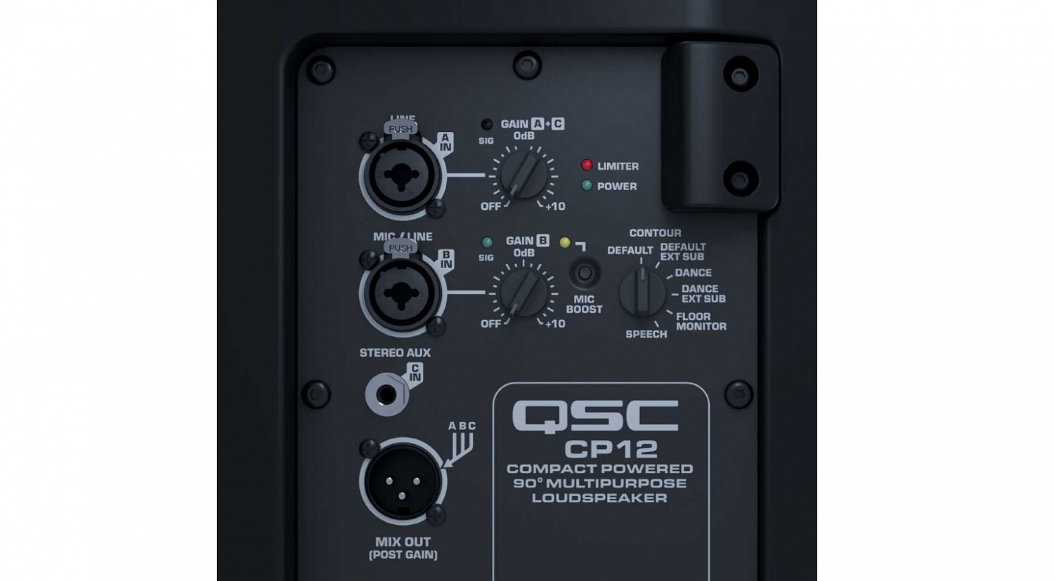 QSC показали новую серию порталов CP с DSP и усилением в 1000 ВАТТ
