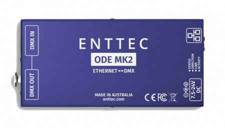 Enttec ODE mk2 (Open DMX Ethernet) по цене 27 500 ₽