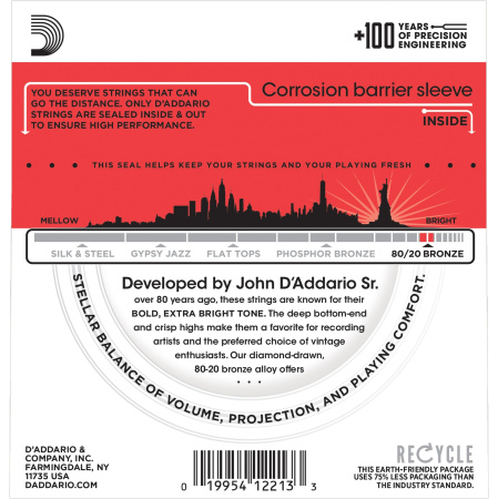 D'Addario EJ12 по цене 1 300 ₽