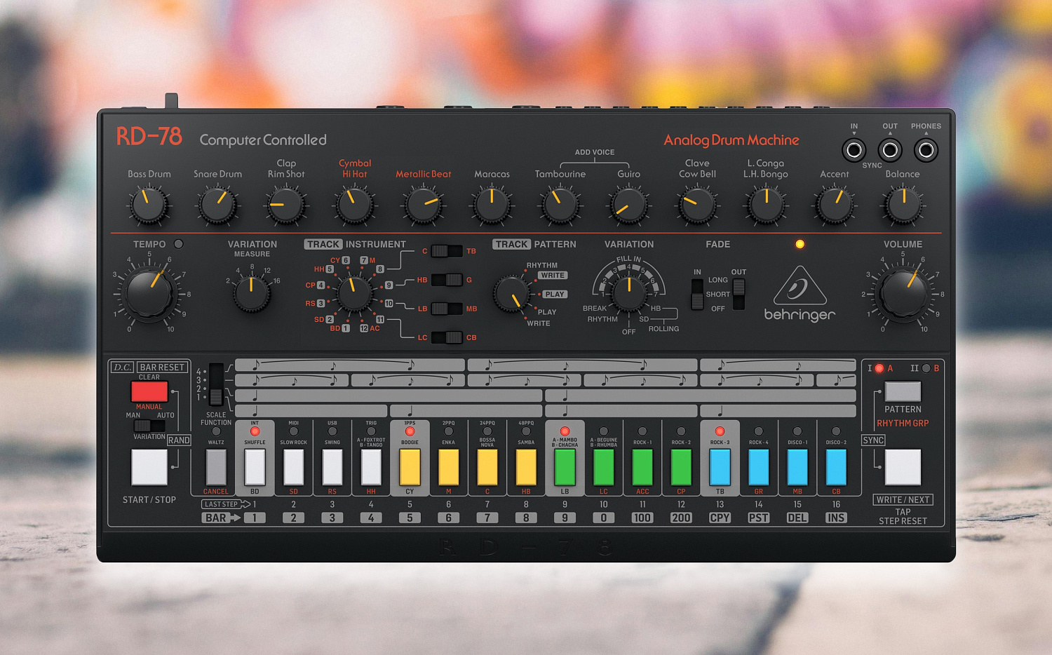 Behringer выпустили свою версию культовой драм-машины Roland CR-78