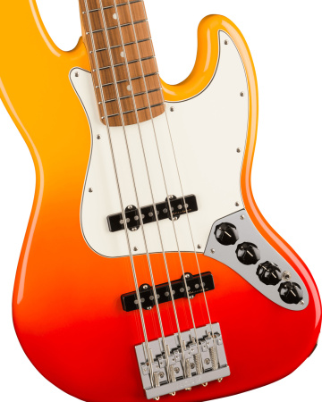 Fender Player Plus Active Jazz Bass V PF Tequila Sunrise по цене 168 300 ₽