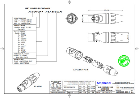Amphenol AX5F по цене 1 400 ₽