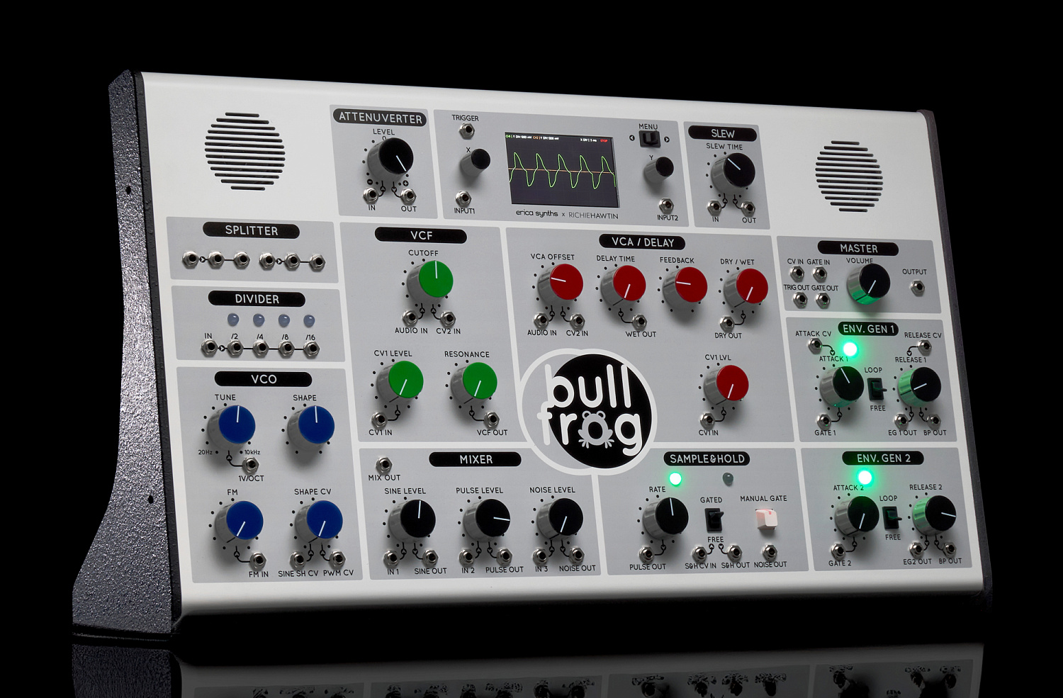 ERICA SYNTH | Bullfrog XL — аналоговый субтрактивный синтезатор для создания музыки и обучения