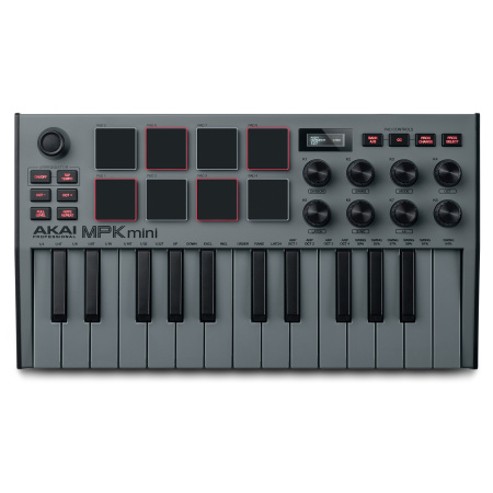 AKAI PRO MPK Mini MK3 Grey по цене 13 600 ₽
