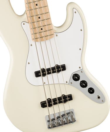 Fender Squier Affinity 2021 Jazz Bass V MN Olympic White по цене 48 400 ₽