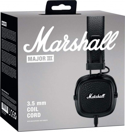Marshall Major 3 Black по цене 6 000 ₽