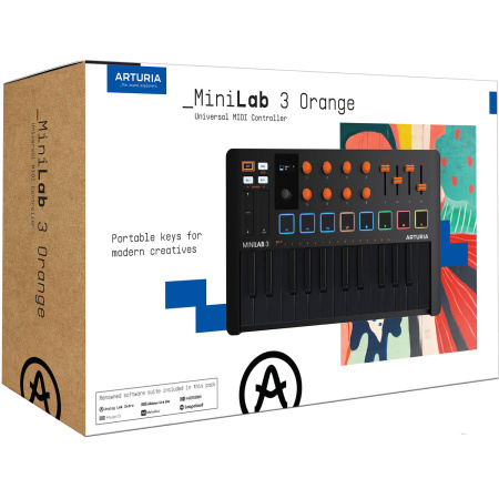 Arturia MiniLAB 3 Orange Edition по цене 14 500 ₽