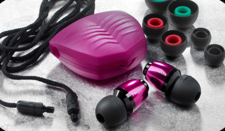 V-MODA Faders Earplugs Elektro Pink по цене 1 500 руб.