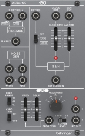 Behringer SYSTEM 100 150 RING MOD/NOISE/ S&H/LFO по цене 9 550 ₽