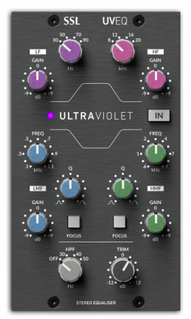 SSL 500 Series Ultraviolet Stereo EQ по цене 73 100 ₽