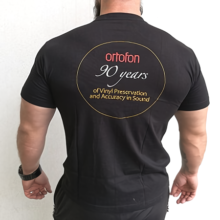 Ortofon Футболка 90 Years Anniversary (XL) по цене 1&nbsp;710 ₽