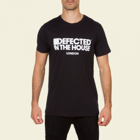 DEFECTED - DEFECTED IN THE HOUSE LONDON LOGO MENS BLACK T-SHIRT по цене 2 540 руб.