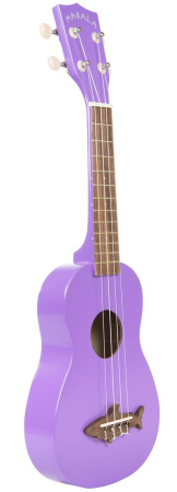 Kala MK-SS/PUR Makala Shark Soprano UkuleleSea Urchin Purple Vintage Finish по цене 5 940 ₽