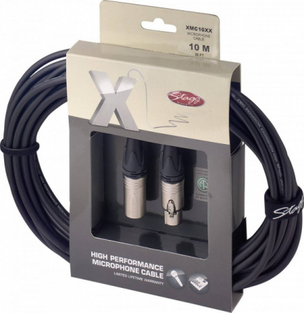 STAGG XMC10XX Кабель XLR f - XLR m по цене 3 000 ₽