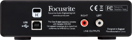 FOCUSRITE Scarlett Solo 2nd Gen USB по цене 9 400 руб.