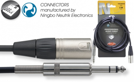 STAGG NAC3PSXM Кабель Stereo Jack/XLR m по цене 690 руб.