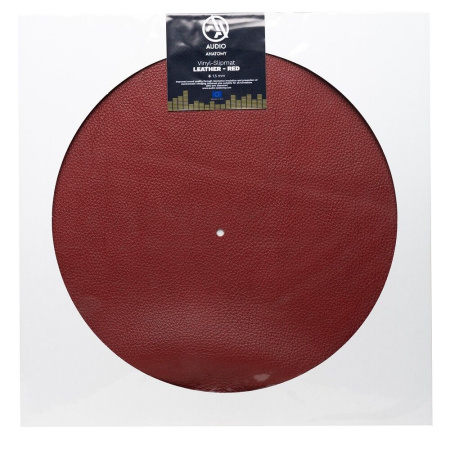 Audio Anatomy Мат для диска Slipmat Leather, Red по цене 4 250.00 ₽