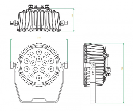 Involight LEDPAR154W по цене 28 250 ₽