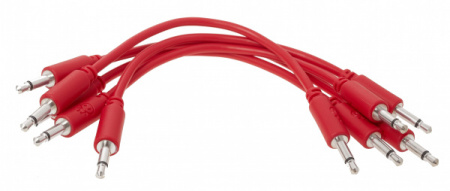 Erica Synths Eurorack Patch Cables 10cm, 5 Pcs Red по цене 700 ₽