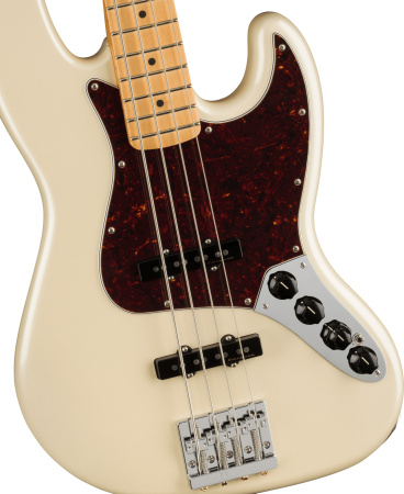Fender Player Plus Active Jazz Bass MN Olympic Pearl по цене 188 000 ₽