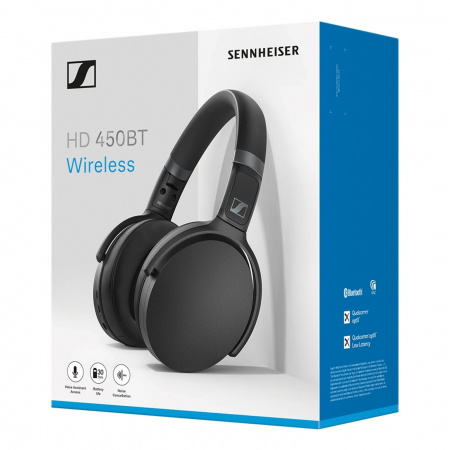 Sennheiser HD 450BT Black по цене 18 550 ₽