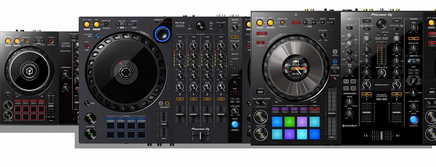 Сравнение DJ DDJ-400, DDJ-FLX6 и DDJ-800