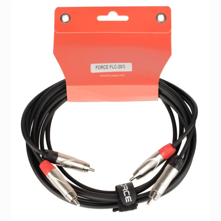 FORCE FLC-20/3 Кабель 2 x RCA-2 x RCA по цене 600 ₽