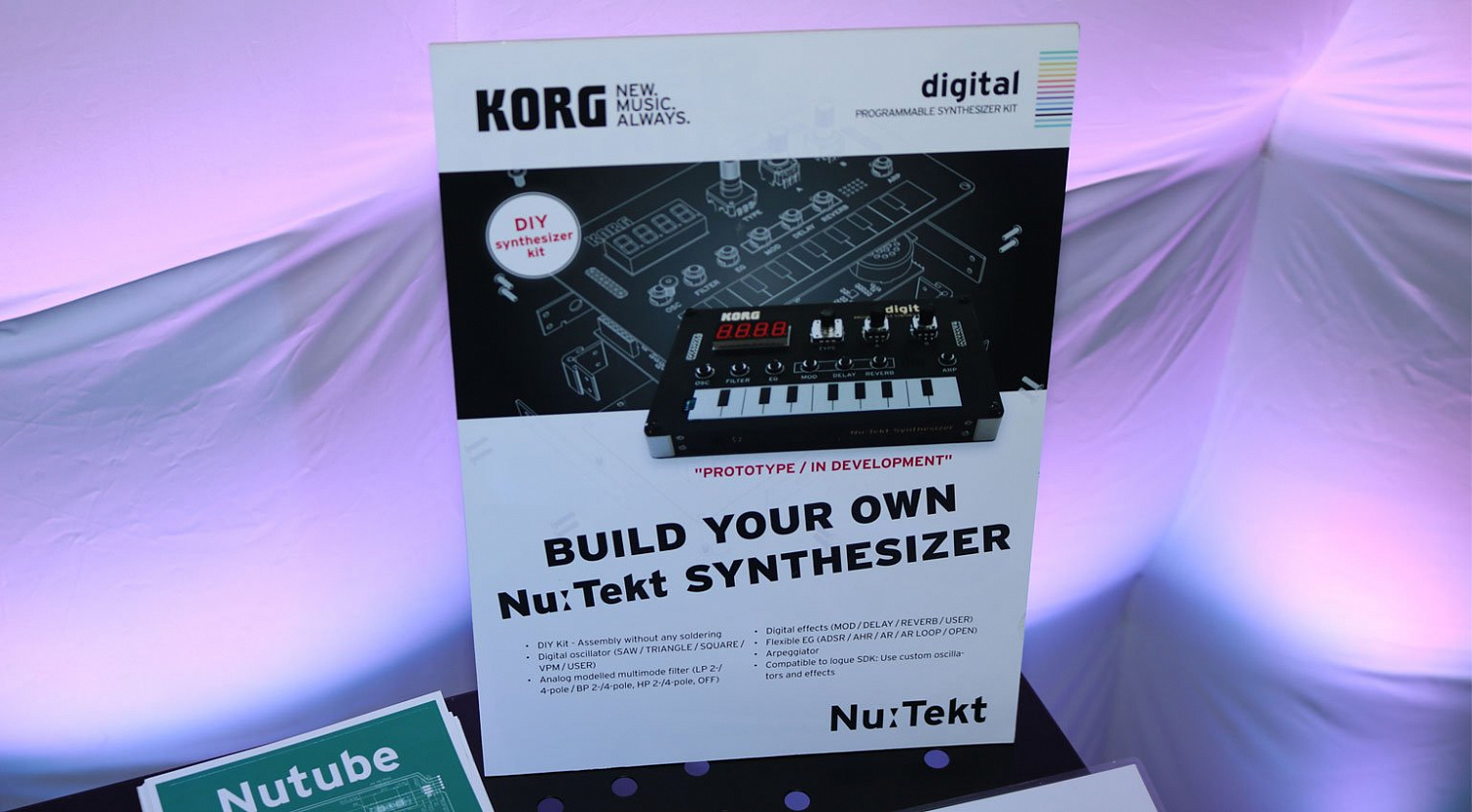 Superbooth 2019: Korg Nu:Tekt | Цифровой программируемый синтезатор в формате DIY