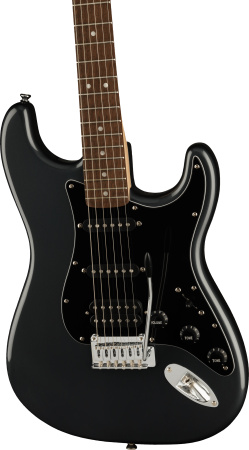 Fender Squier Affinity 2021 Stratocaster HSS Pack LRL Charcoal Frost Metallic по цене 69 000 ₽