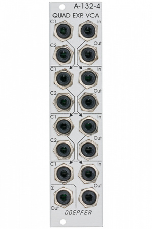 Doepfer A-132-4 Quad Exponential VCA / Mixer по цене 9 630 ₽