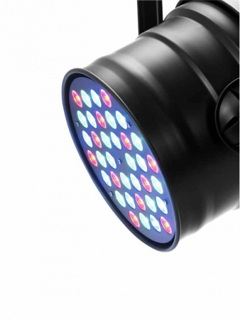 Eurolite LED PAR-64 RGB 36x3W Short Black по цене 23 800 ₽