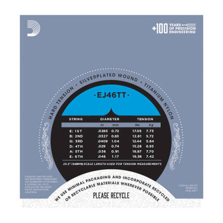 D'Addario EJ46TT по цене 3 000 ₽