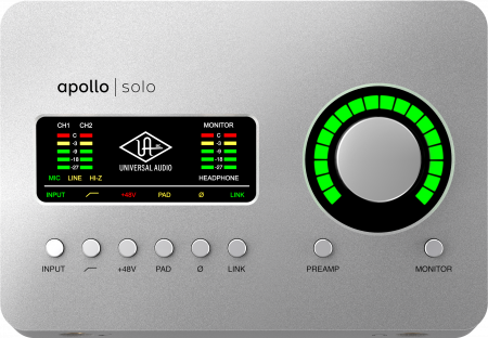 Universal Audio Apollo Solo Thunderbolt 3 по цене 45 000 ₽