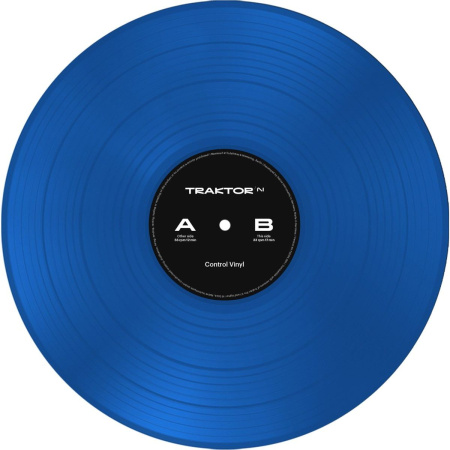 Native Instruments Traktor Control Vinyl MK2 2024 Edition Blue по цене 3 400 ₽