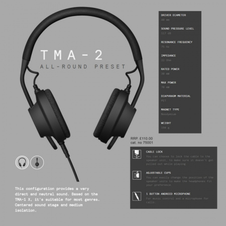 AIAIAI TMA-2 All-Round Preset по цене 16 700 ₽