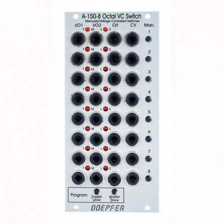 Doepfer A-150-8 Octal Manual/Voltage Controlled Programmable Switches по цене 18 000 ₽