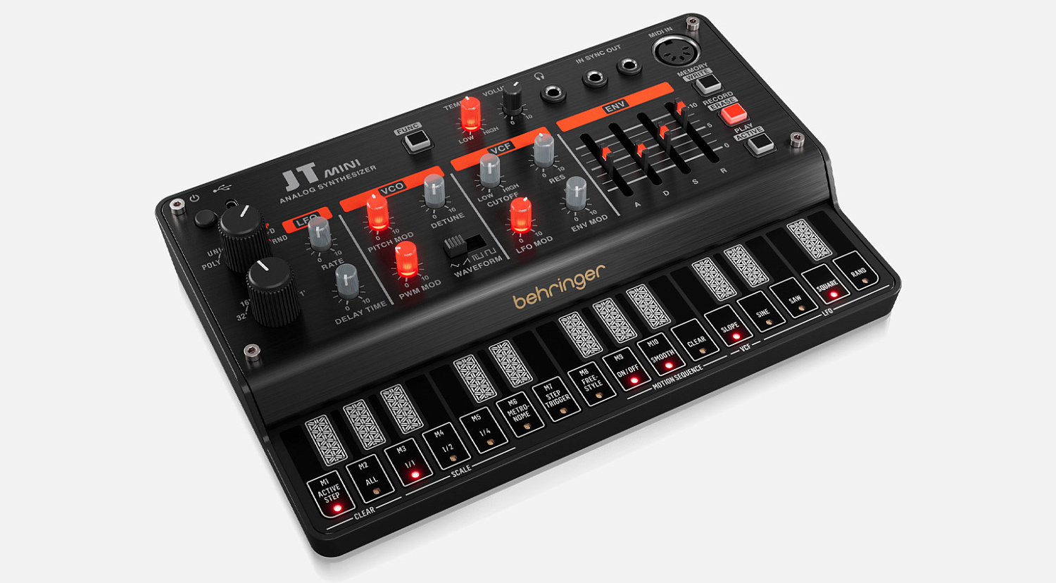 BEHRINGER | JT MINI — аналоговая мощь Jupiter-8 в компактном корпусе